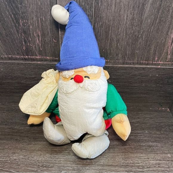 Vintage Santa plush small stuffed Santa’s helper elf Christmas plush holiday - Picture 3 of 8
